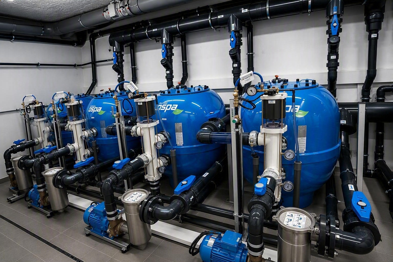 Technicien piscine en intervention